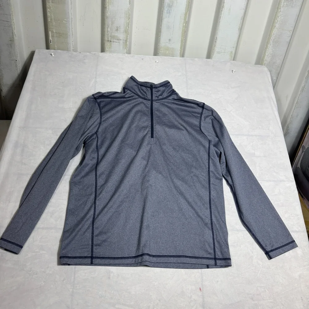 The North Face Mens 1/4-Zip Sweatshirt‎ Gray Long Sleeve Mock Neck Outdoor XL